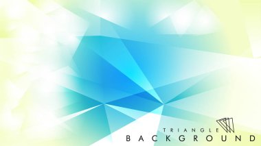 Eps 10'da tasarımda kullanım için soyut vektör üçgeni arka planı