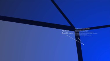 Soyut poligonal vektör arka plan. Mavi geometrik vektör çizim. Yaratıcı tasarım şablonu