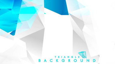 mavi ve gri üçgenlerin soyut vektörü
