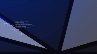 Soyut poligonal vektör arka plan. Mavi geometrik vektör çizim. Yaratıcı tasarım şablonu