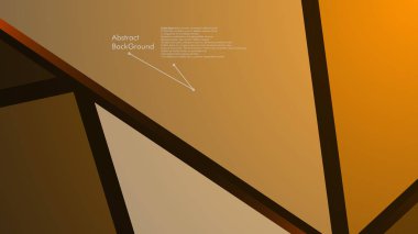 Soyut poligonal vektör arka plan. Geometrik vektör çizim. Yaratıcı tasarım şablonu