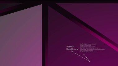 Soyut poligonal vektör arka plan. Geometrik vektör çizim. Yaratıcı tasarım şablonu