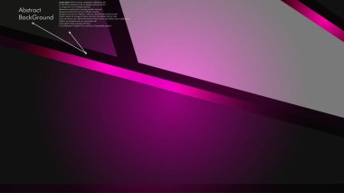 Soyut poligonal vektör arka plan. Geometrik vektör çizim. Yaratıcı tasarım şablonu