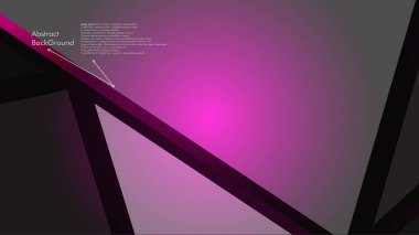 Soyut poligonal vektör arka plan. Geometrik vektör çizim. Yaratıcı tasarım şablonu