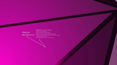 Soyut poligonal vektör arka plan. Geometrik vektör çizim. Yaratıcı tasarım şablonu