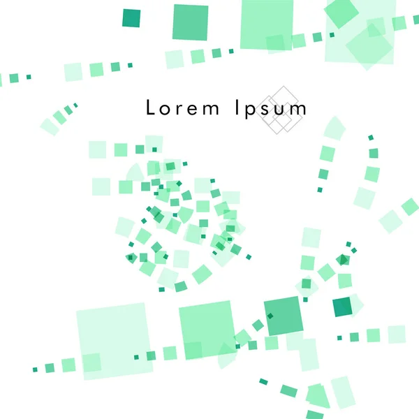 Fond de boîte vectorielle avec des couleurs pastel vert — Image vectorielle
