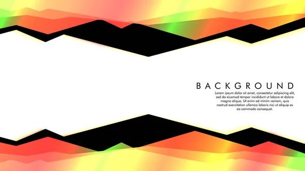 Abstracte geometrische achtergrond het concept van licht met een mix van kleuren en vormen — Stockvector