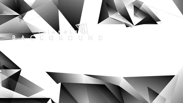 Résumé Gradient noir blanc fond géométrique. Illustration vectorielle — Image vectorielle