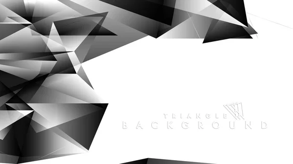 Résumé Gradient noir blanc fond géométrique. Illustration vectorielle — Image vectorielle