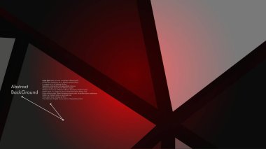 Soyut poligonal vektör arka plan. Geometrik vektör çizim. Yaratıcı tasarım şablonu