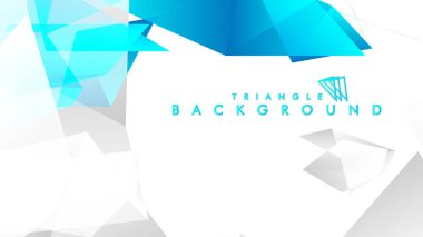 mavi ve gri üçgenlerin soyut vektörü