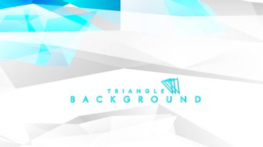 mavi ve gri üçgenlerin soyut vektörü