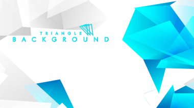 mavi ve gri üçgenlerin soyut vektörü