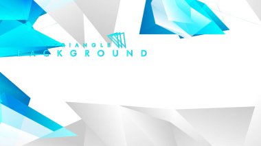 mavi ve gri üçgenlerin soyut vektörü
