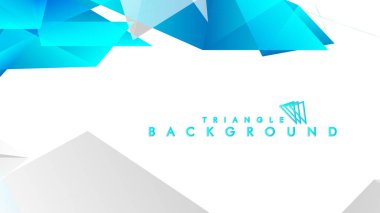 mavi ve gri üçgenlerin soyut vektörü