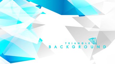 mavi ve gri üçgenlerin soyut vektörü