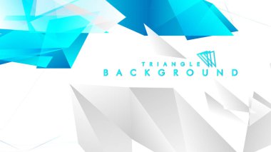 mavi ve gri üçgenlerin soyut vektörü