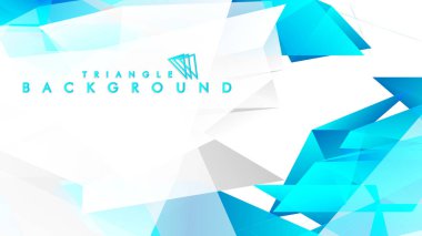 mavi ve gri üçgenlerin soyut vektörü