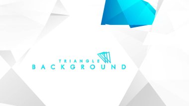 mavi ve gri üçgenlerin soyut vektörü