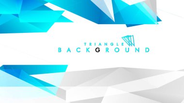 mavi ve gri üçgenlerin soyut vektörü