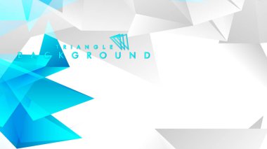 mavi ve gri üçgenlerin soyut vektörü