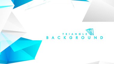 mavi ve gri üçgenlerin soyut vektörü