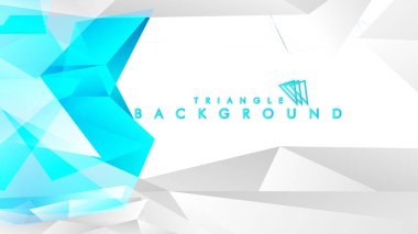 mavi ve gri üçgenlerin soyut vektörü