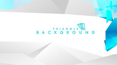 mavi ve gri üçgenlerin soyut vektörü