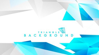 mavi ve gri üçgenlerin soyut vektörü