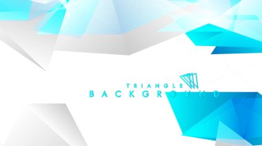 mavi ve gri üçgenlerin soyut vektörü