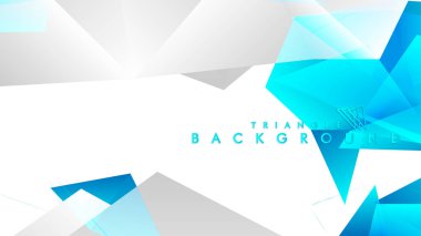 mavi ve gri üçgenlerin soyut vektörü