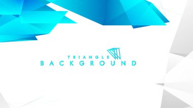 mavi ve gri üçgenlerin soyut vektörü