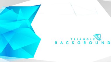 mavi ve gri üçgenlerin soyut vektörü