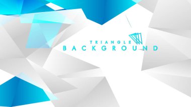 mavi ve gri üçgenlerin soyut vektörü