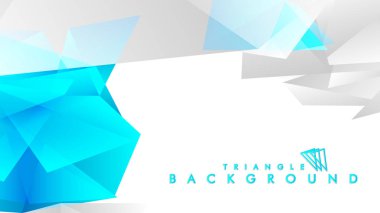 mavi ve gri üçgenlerin soyut vektörü
