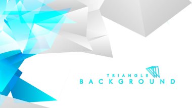 mavi ve gri üçgenlerin soyut vektörü
