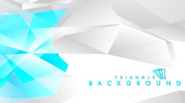 mavi ve gri üçgenlerin soyut vektörü