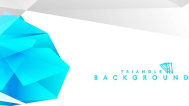 mavi ve gri üçgenlerin soyut vektörü