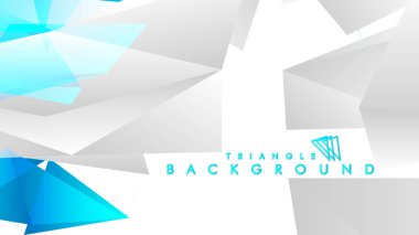 mavi ve gri üçgenlerin soyut vektörü