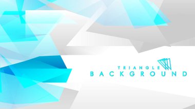 mavi ve gri üçgenlerin soyut vektörü