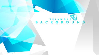 mavi ve gri üçgenlerin soyut vektörü
