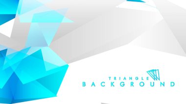 mavi ve gri üçgenlerin soyut vektörü