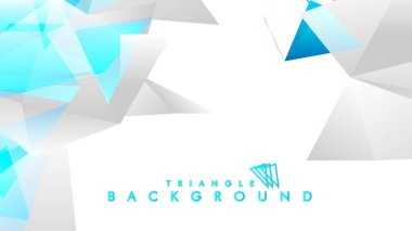 mavi ve gri üçgenlerin soyut vektörü