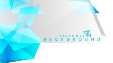 mavi ve gri üçgenlerin soyut vektörü
