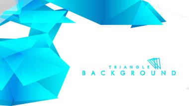 mavi ve gri üçgenlerin soyut vektörü