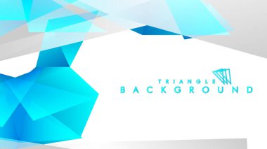 mavi ve gri üçgenlerin soyut vektörü