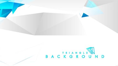 mavi ve gri üçgenlerin soyut vektörü