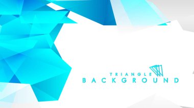 mavi ve gri üçgenlerin soyut vektörü