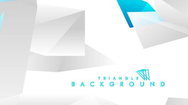 mavi ve gri üçgenlerin soyut vektörü