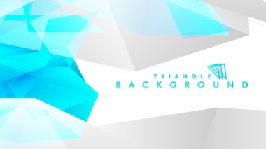 mavi ve gri üçgenlerin soyut vektörü